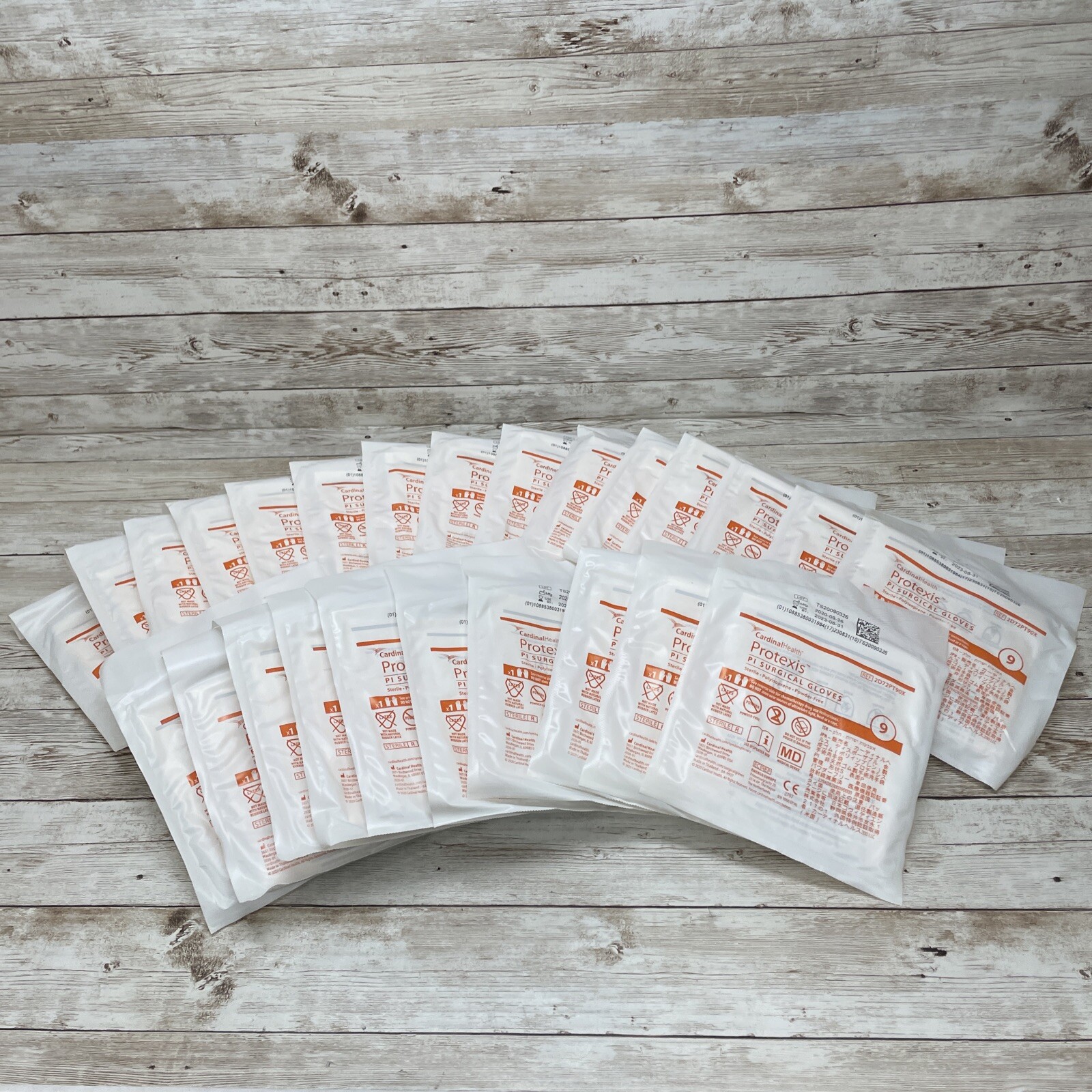 *25 Pair* Cardinal Health Protexis PI Surgical Gloves Sterile Size: 9 EXP 8/23