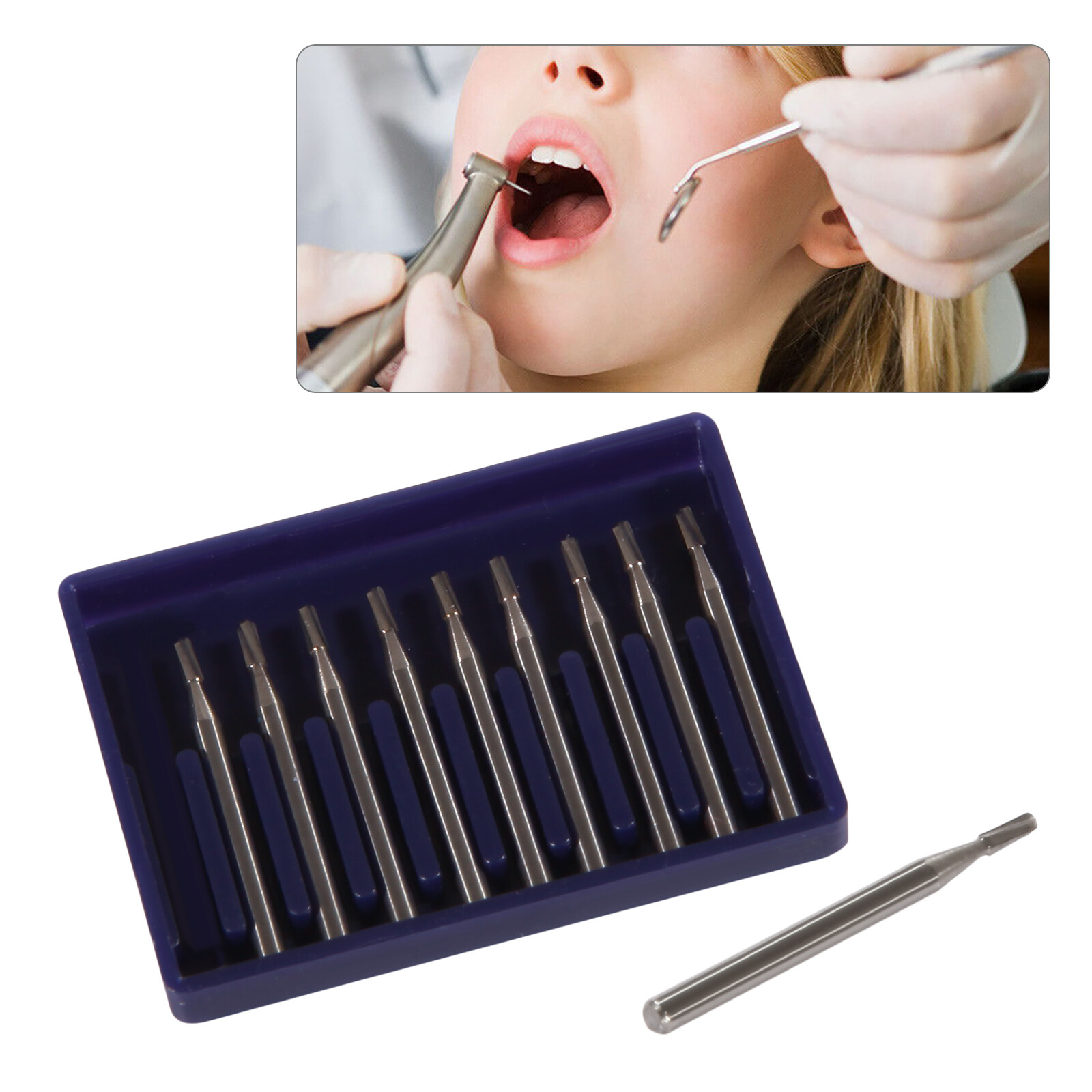 Dental Midwest FG #245 Amalgam Preparation Carbide Burs 100/Pk