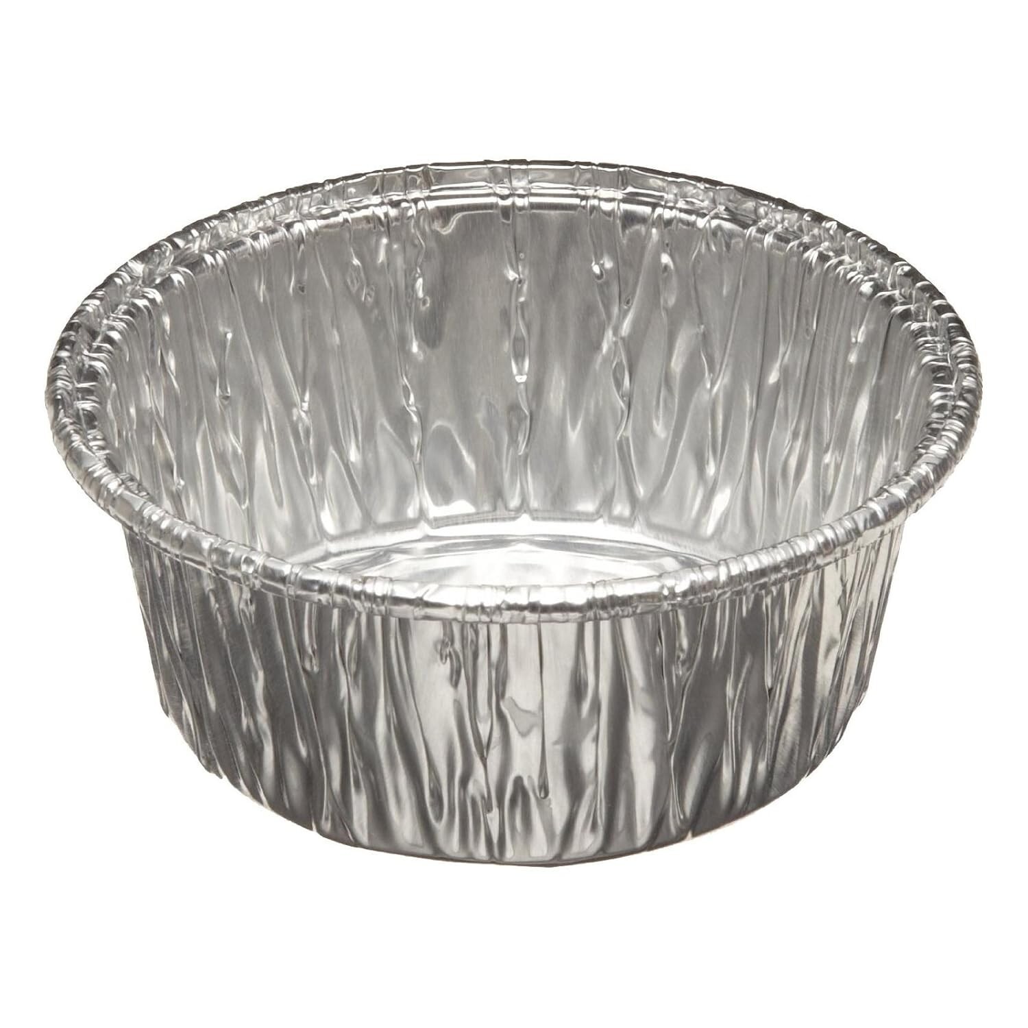 Dyn-A-Med 80066-575 Aluminum 12oz Laboratory Pan, 5.75″ Top x 1.63″ Depth (1000)