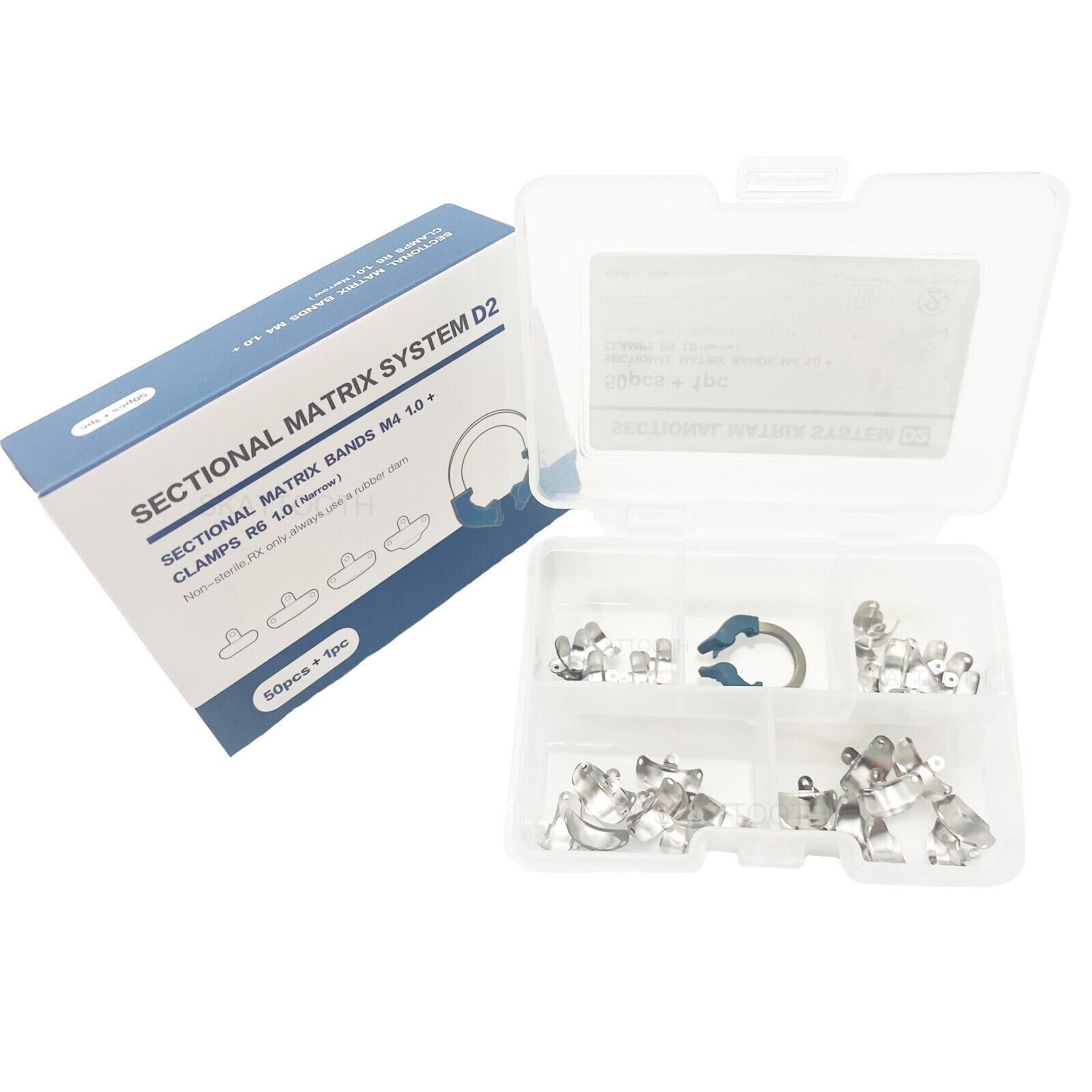 Dental Sectional Matrix System Matrix Bands Matrice Clamp Ring C2/D2/D3 Kit