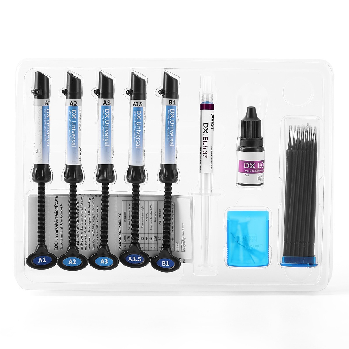 Dental Wireless LED 1S Curing Light Lamp/BracketOrthodontic Bonding Resin kit