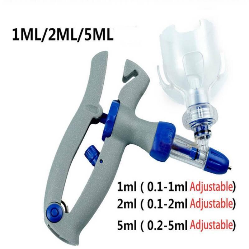 Poultry Vaccine Syringe 1-5ML Continuous Adjustable Veterinary Injector Tool
