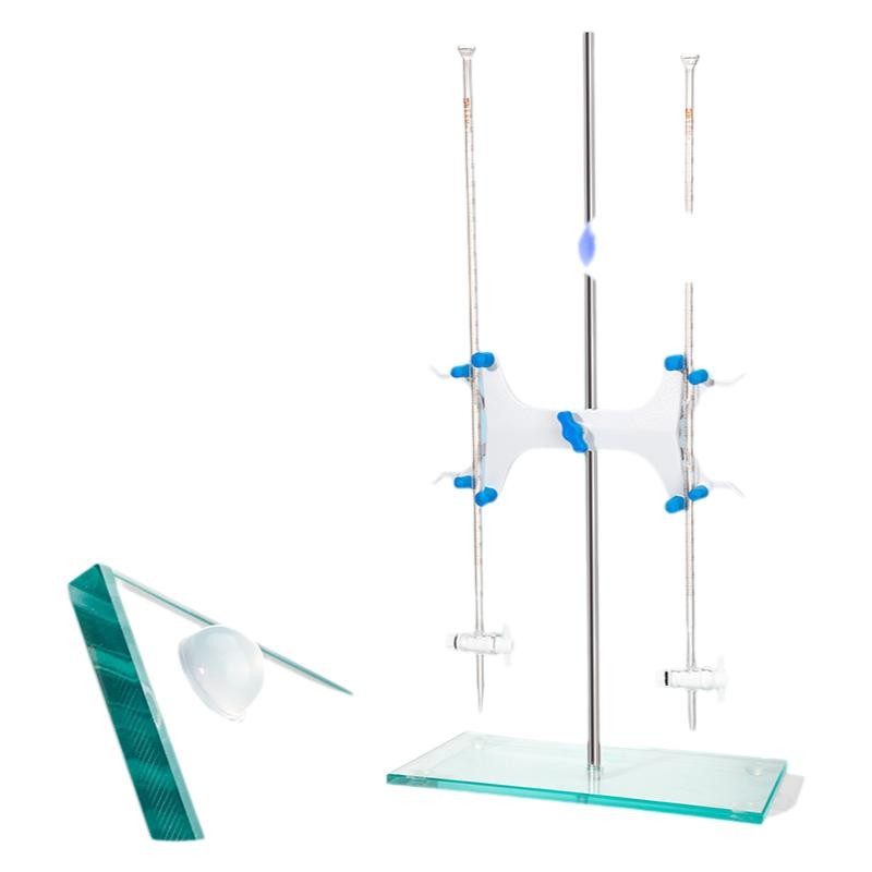 Titrator Support Stand: Marble Base with Aluminum Burette Holder Lab ca