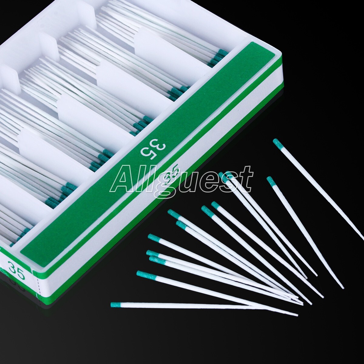 5 Packs Dental Absorbent Paper Points Taper 0.04 35# Endodontic Root Cleaning