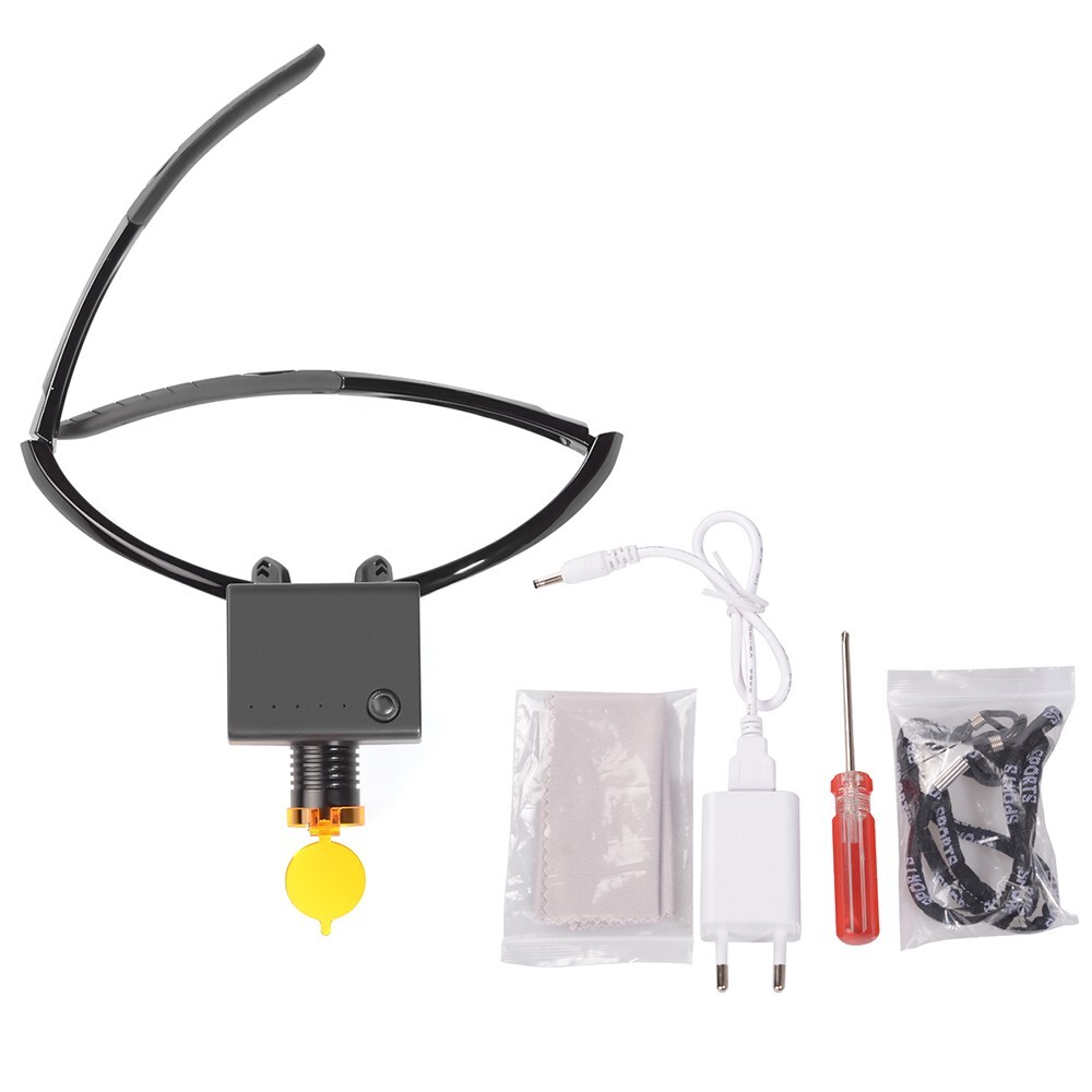 3W Wireless Dental LED Headlight with Optical Filter Dental Loupe Light US