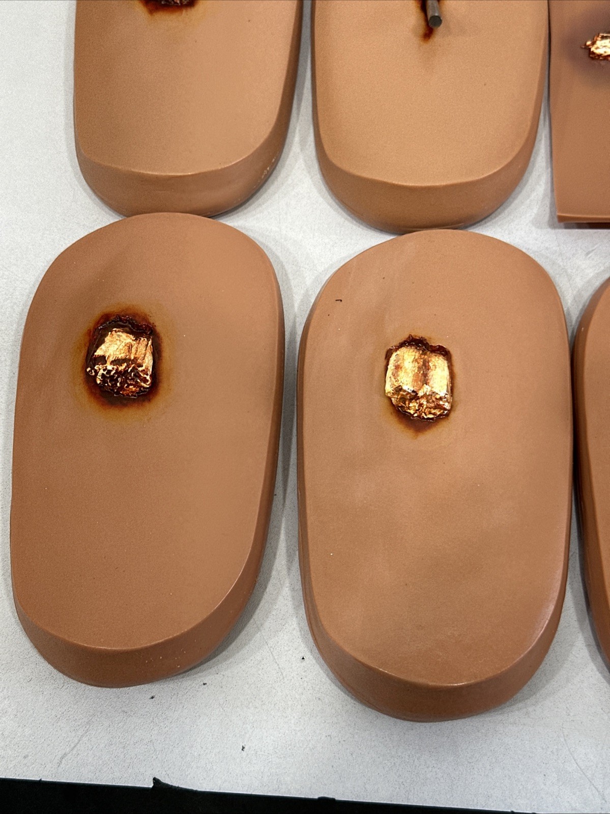 Traumatic Wound Simulation Set Of 14 For Education Medical Plastics Laboratory