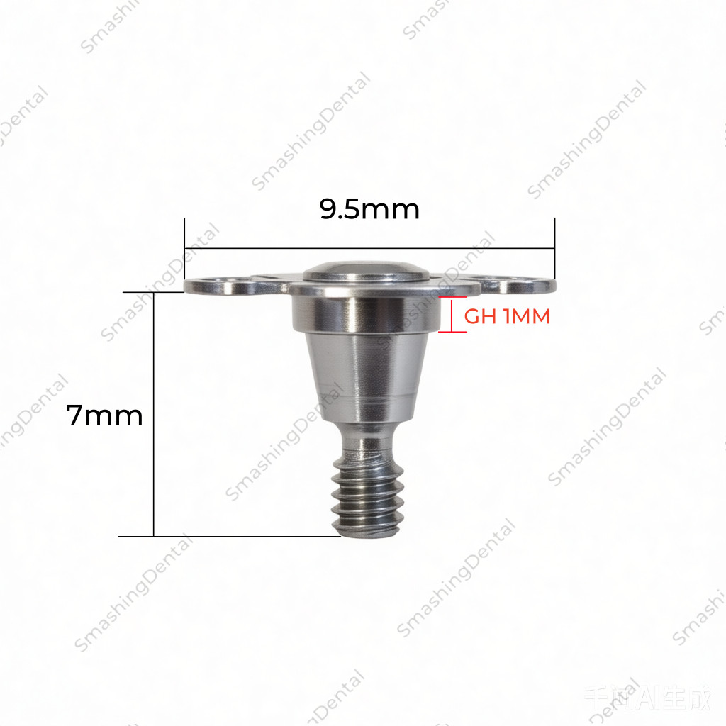 Dental Im plant Repair Accessories Lift Temporary Abutment 9.0mm Fit Oss