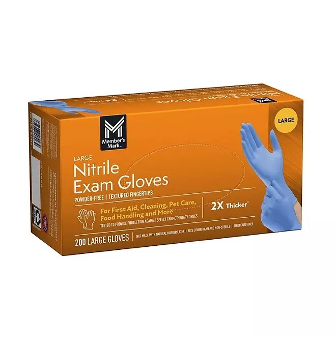 Member’s Mark Nitrile Exam Gloves Small Powder Free – Choose Your Size & Count