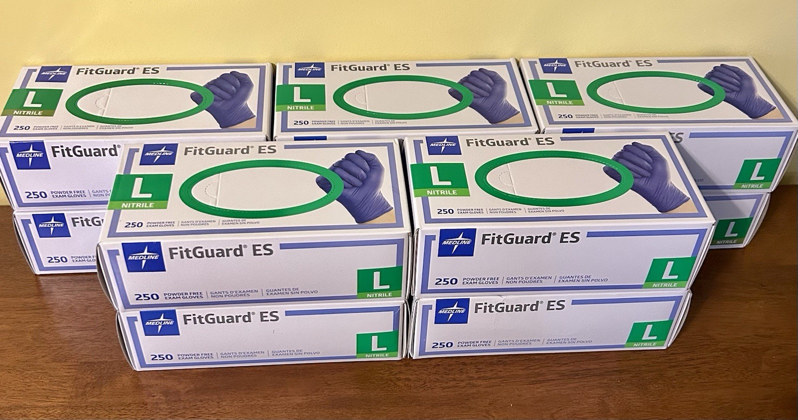 FULL CASE Medline FitGuard Nitrile Exam Glove – 2500 Gloves NEW AND SEALED