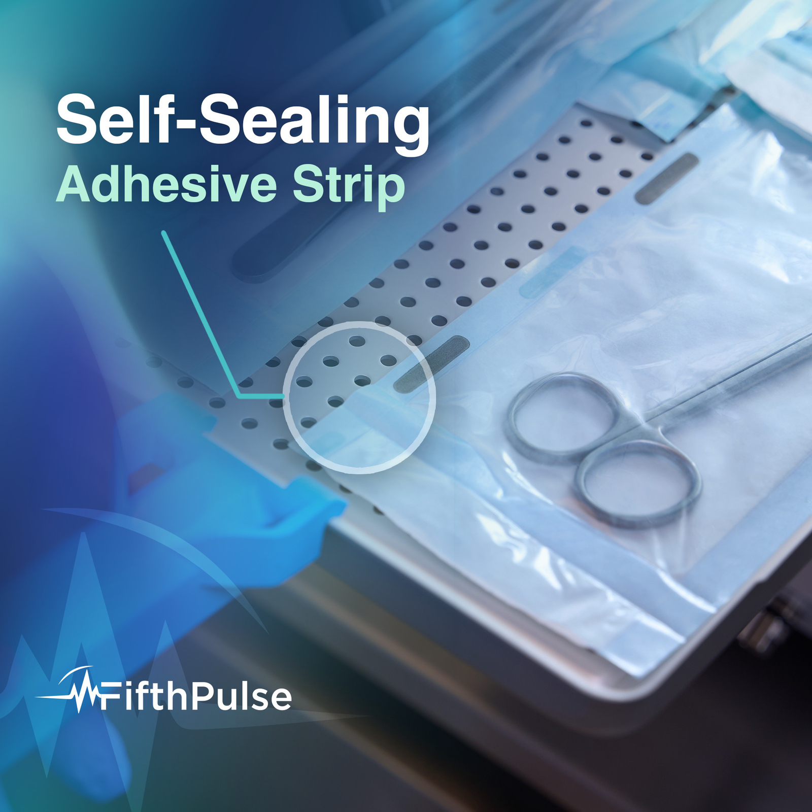 FifthPulse Self-Sealing Sterilization Pouches 3.5×10 Color Indicator – 200Pk