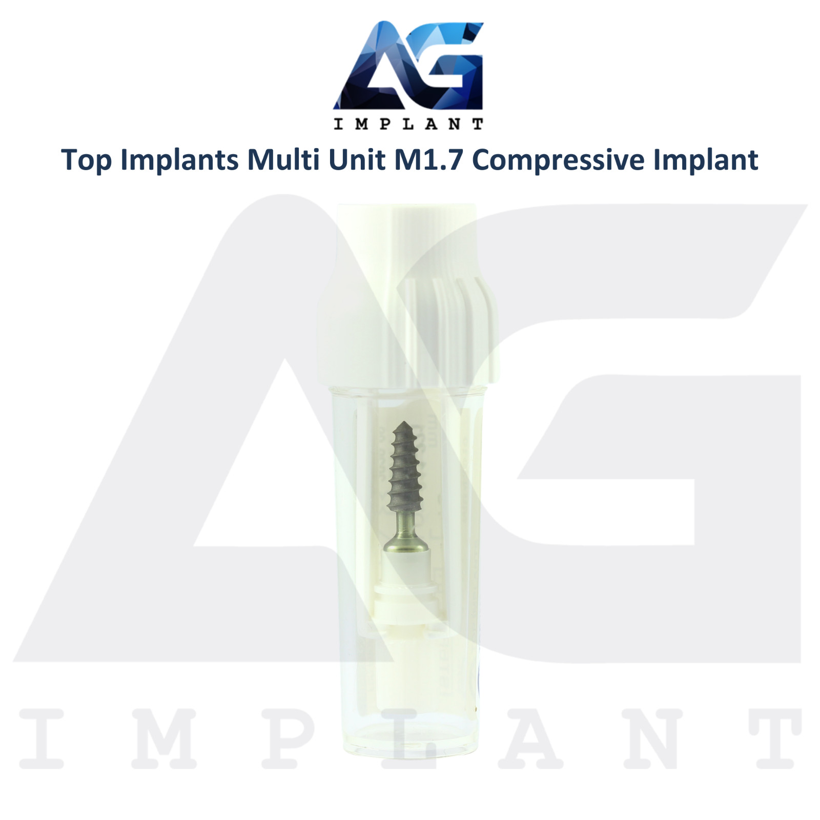 Titanium Compressive Monoblock Multi Unit M1.7 Dental Fixtures SLA Surface