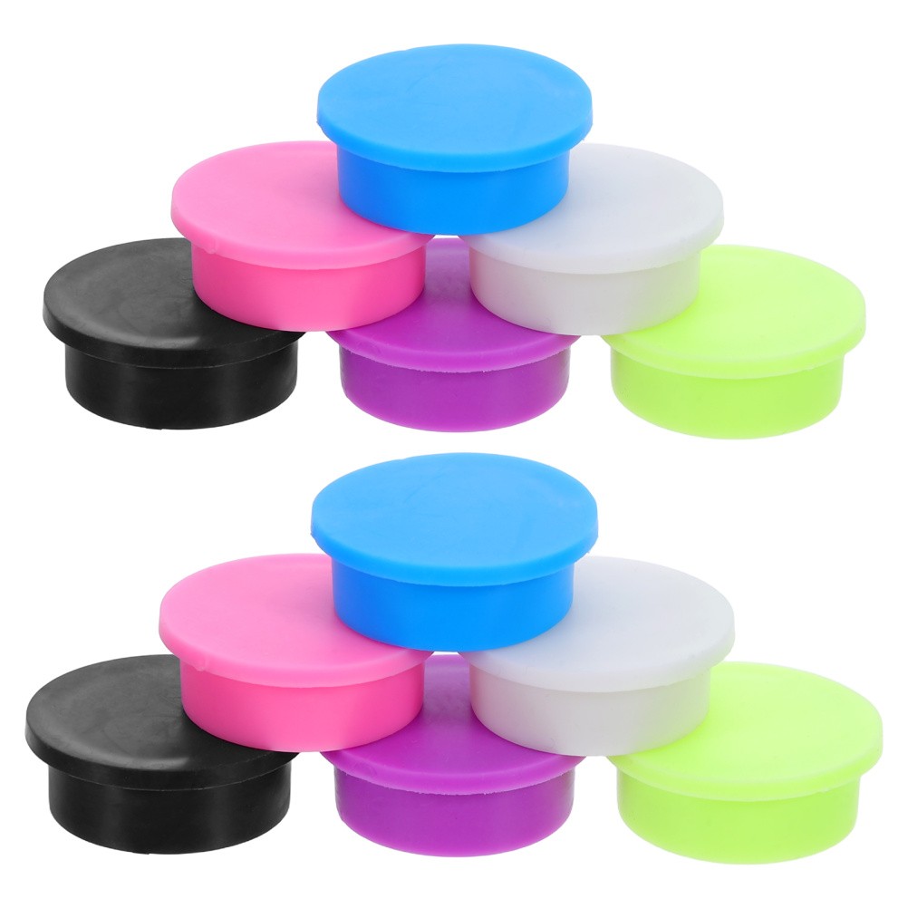 12 Pcs Injection Bottle Protective Cap Glass Vial Caps for Laboratory Use 5ml