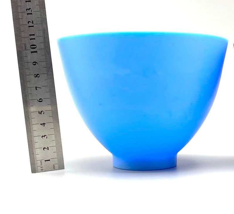 6x Dental Impression Alginate Material Mixing Bowl Silicone Flexible 10cm Large
