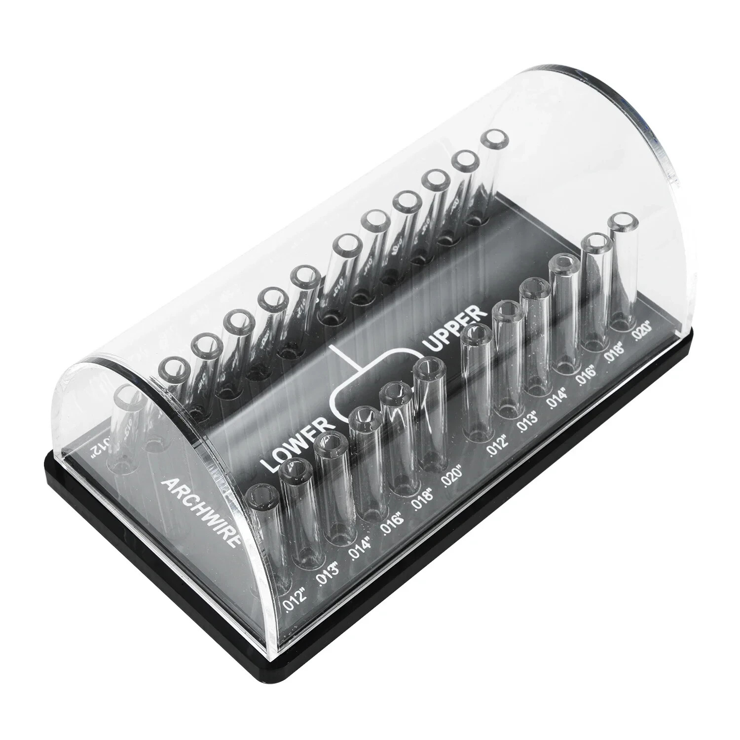 Dental Ortho Round/Rectangular Arch wire Case Dispenser Acrylic Organizer Holder