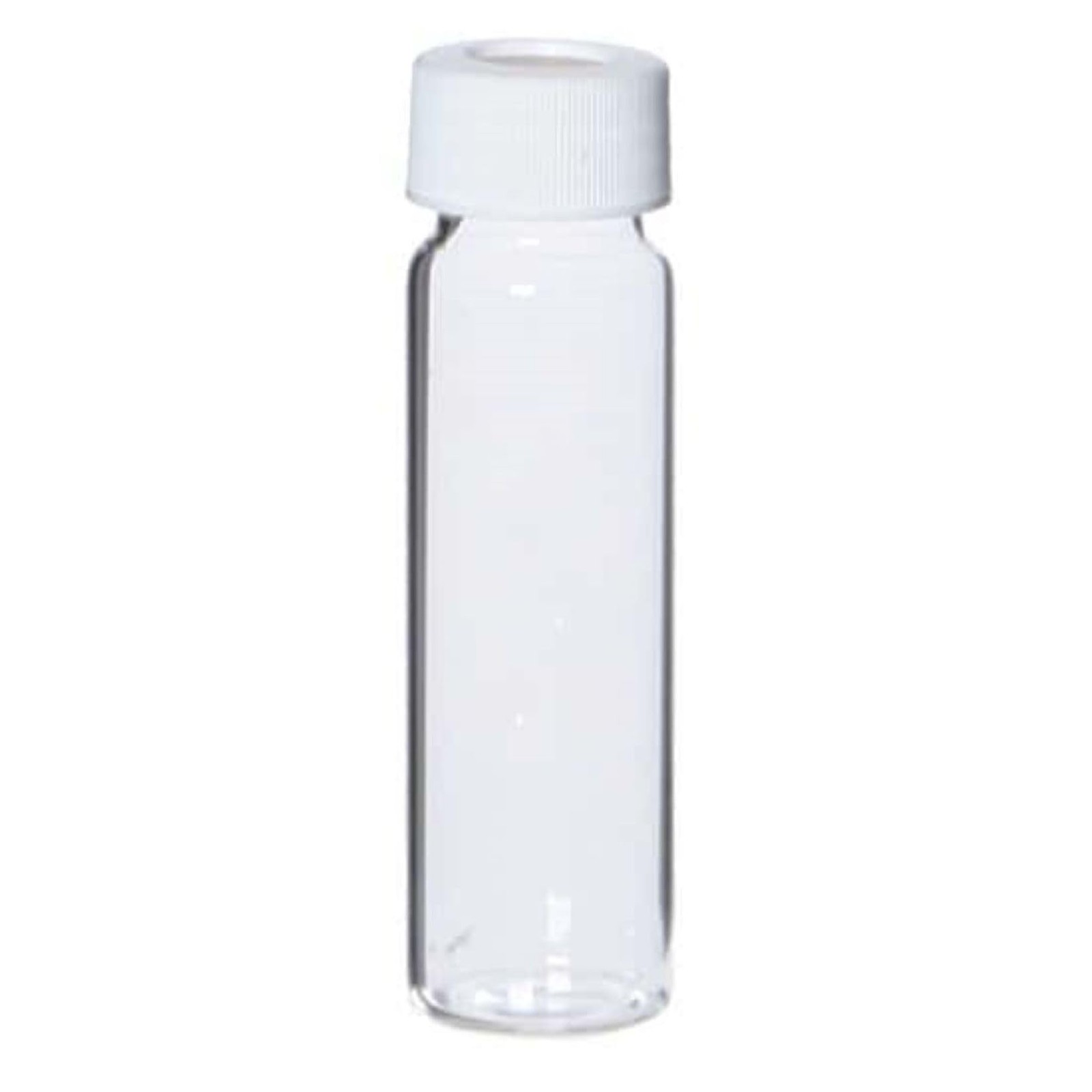 Environmental Express Clear VOA Vials with White Open-Top Septa Caps; 40 mL (…