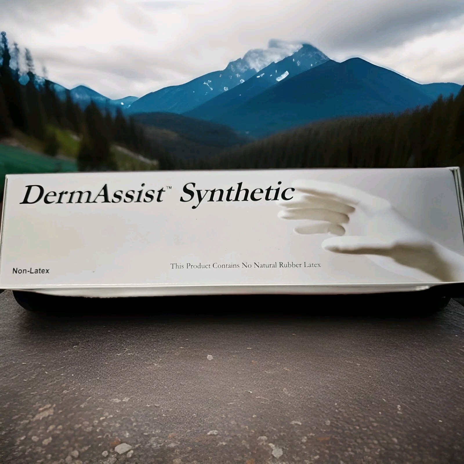 *100-Pieces* DermAssist Synthetic Powder-Free Vinyl Exam Gloves X-Large 161350