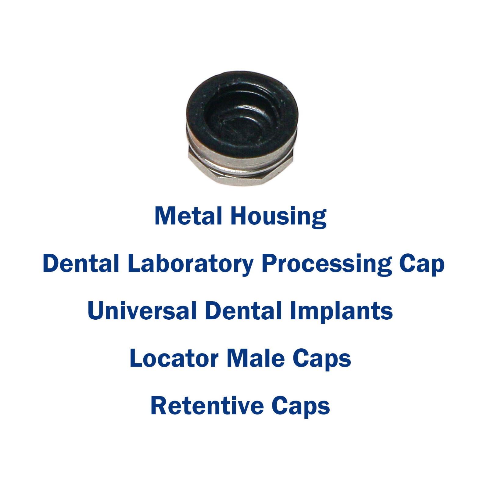 US Implans Overdenture Locator Abutment Replacement Retention Male Cap Inserts