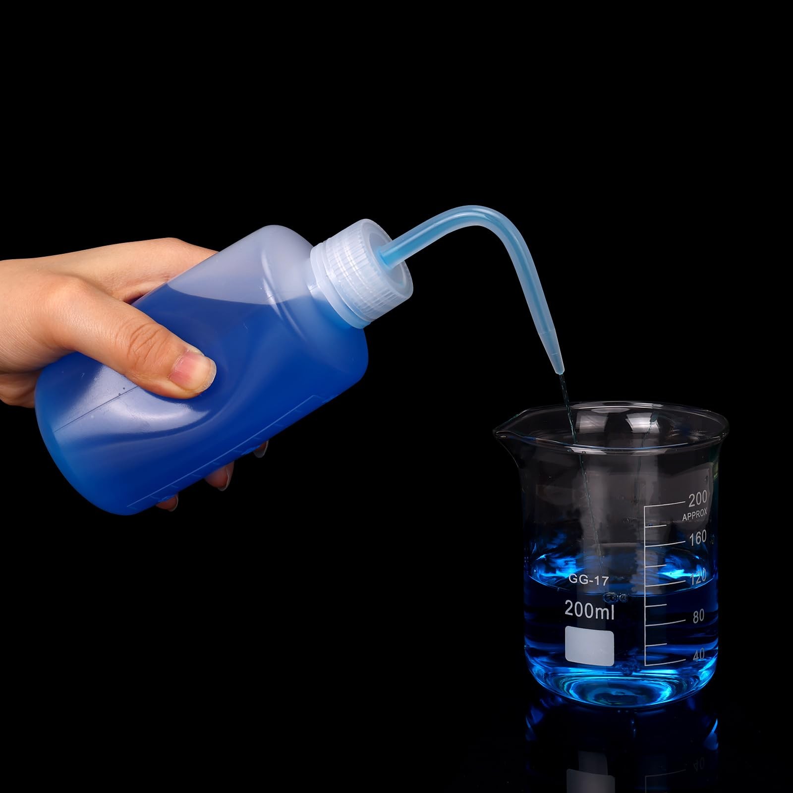 DEPEPE 6-Pack 250ml Squeeze Bottles for Liquids, LDPE 8.5Ounces – 6Pcs