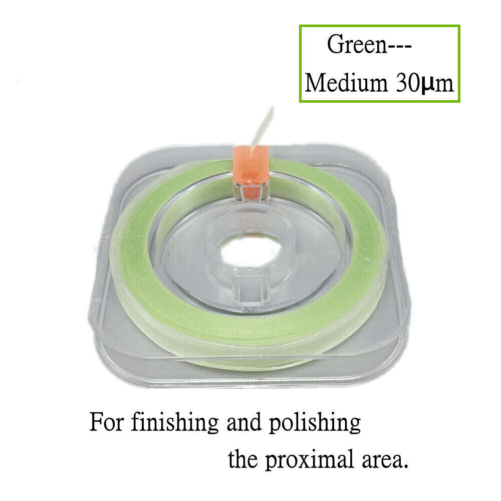 Dental Abrasive Strips Polyester Polishing Strip Sanding Finishing + Holder