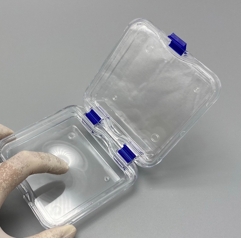 Dental Retainer Denture Storage Box Veneer Membrane Case Boxes 10*10*4cm USA