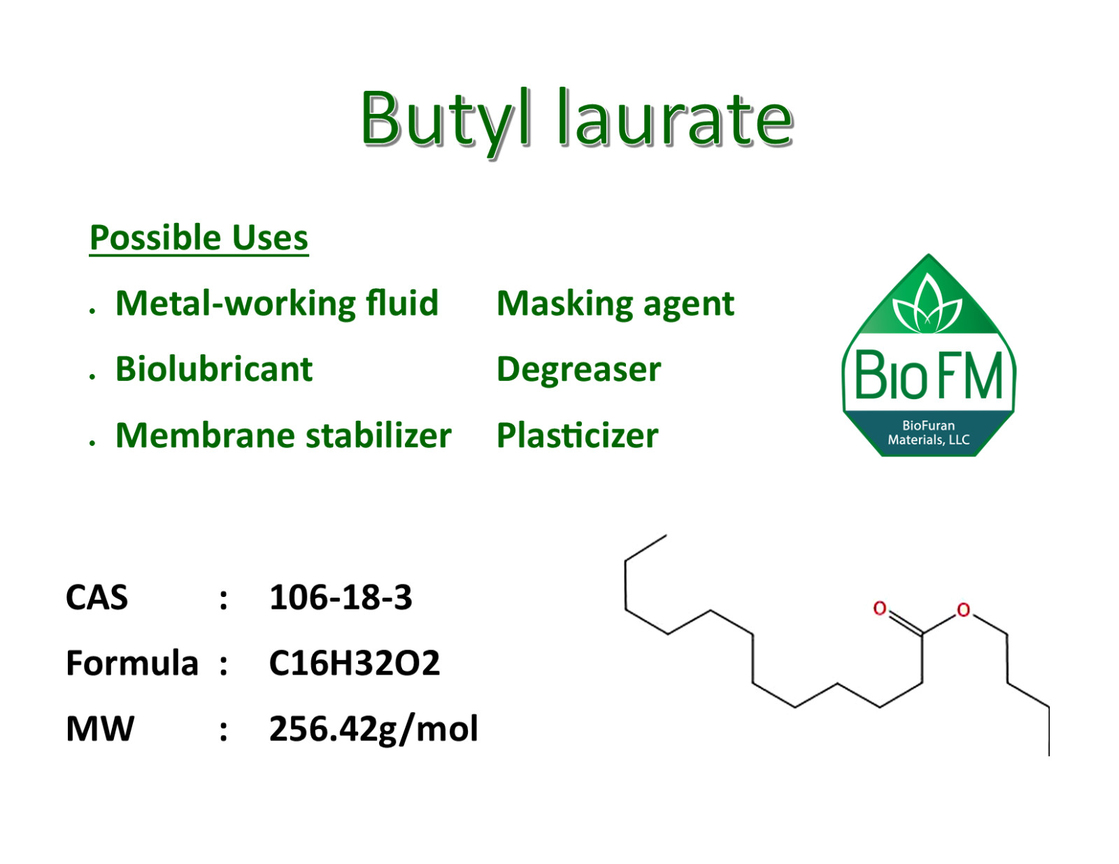 100g Butyl laurate