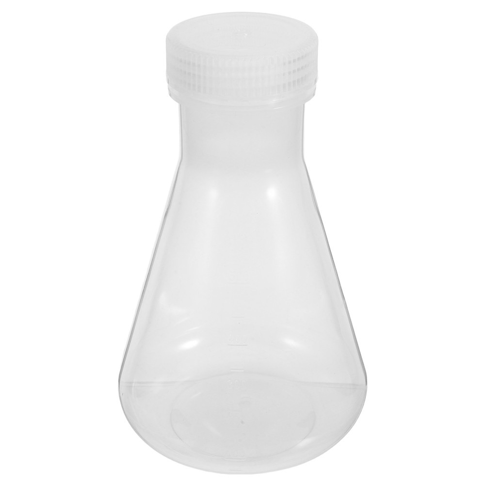 Plastic Conical Flask with Lid, Erlenmeyer Flask 500ml – Educational Science