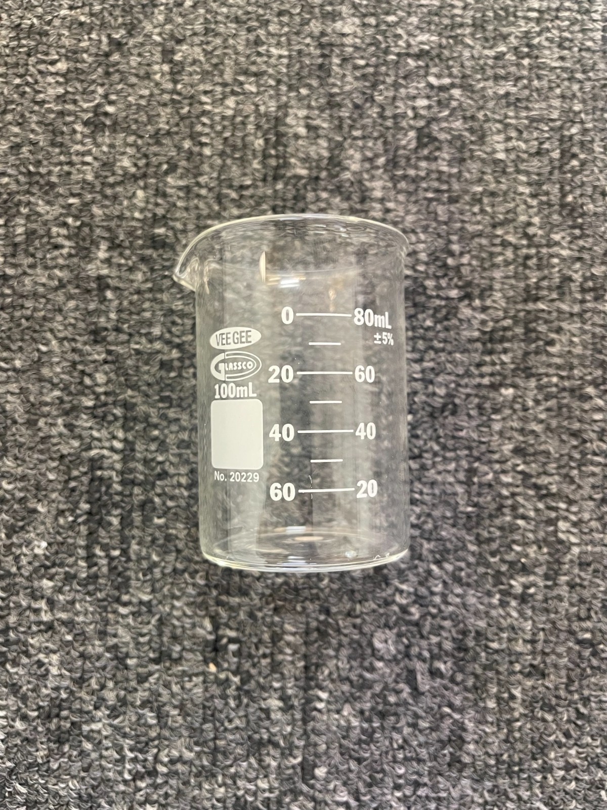 100mL Vee Gee Glassco Beaker