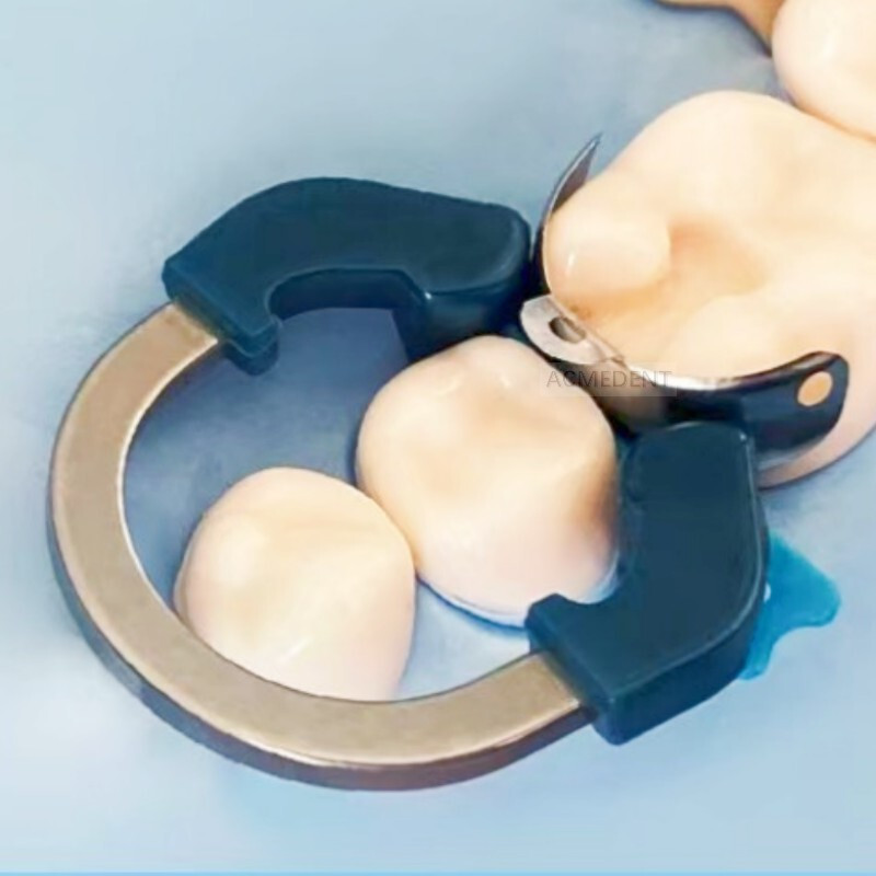 Plus Style Dental Matrix Narrow Ring Titanium Clamp Sectional Contoured