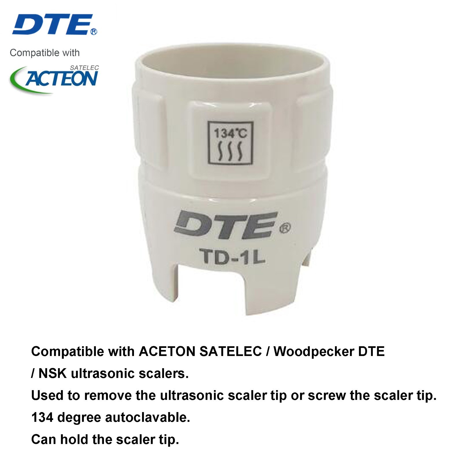 Woodpecker DTE Scaler Tip Perio Piezo Tip Endo Root Canal Kit fit ACTEON Satelec