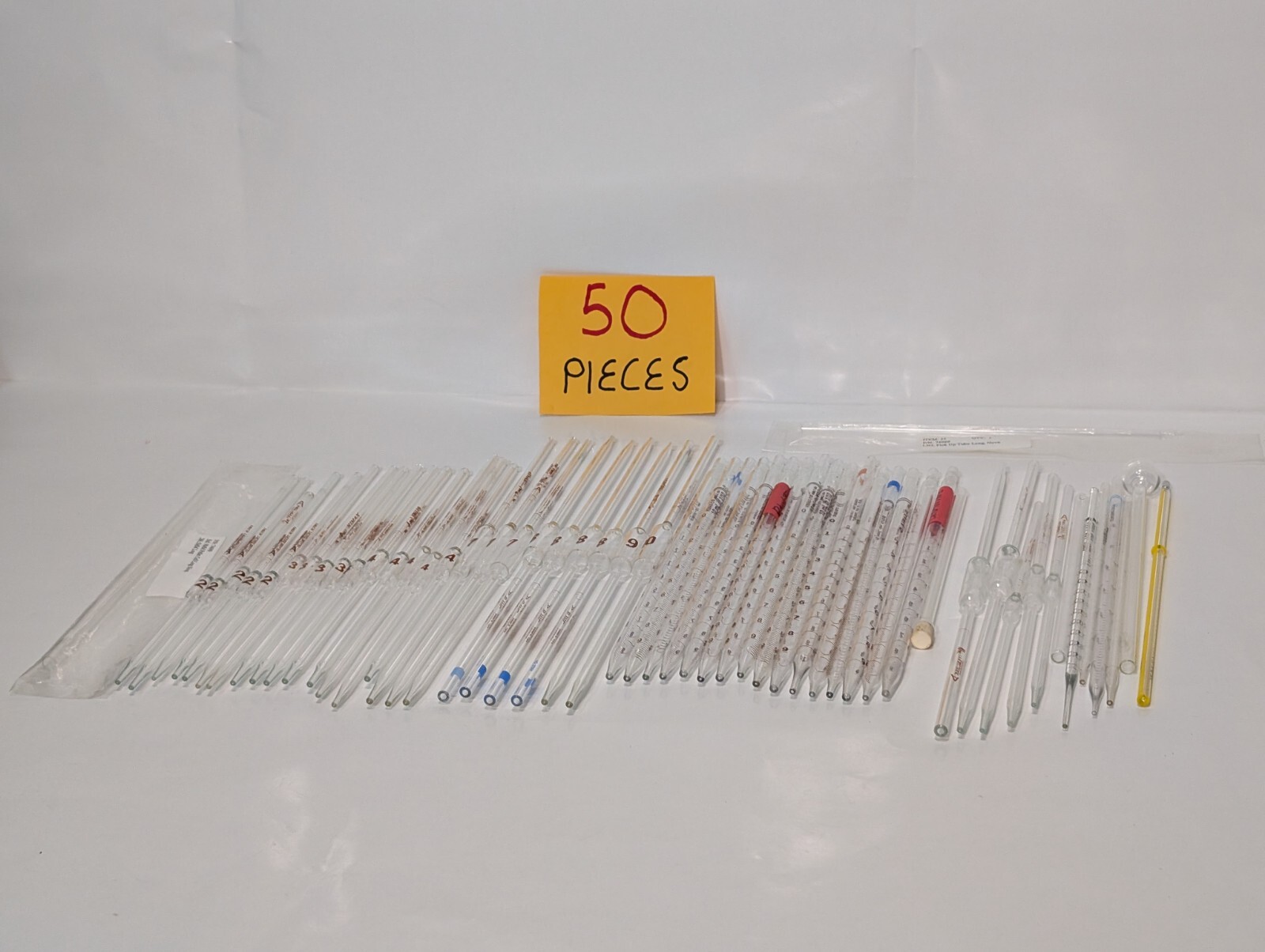 (50) Kimble KIMAX-51 Class Reuseable Volumetric Pipette Pipet, 2mL 4mL 5mL 10mL