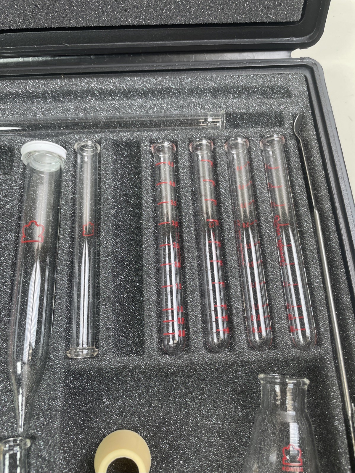 USED Kontes Microflex Williamson K-748000-0000 Chemistry Kit 16pc Glass + More 6