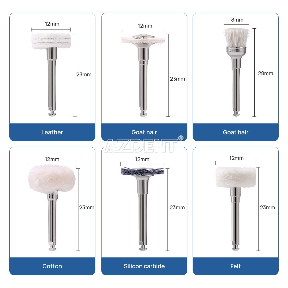 Dental Composite Polishing Kit RA Finishing&Polishing For Low Speed Handpiece