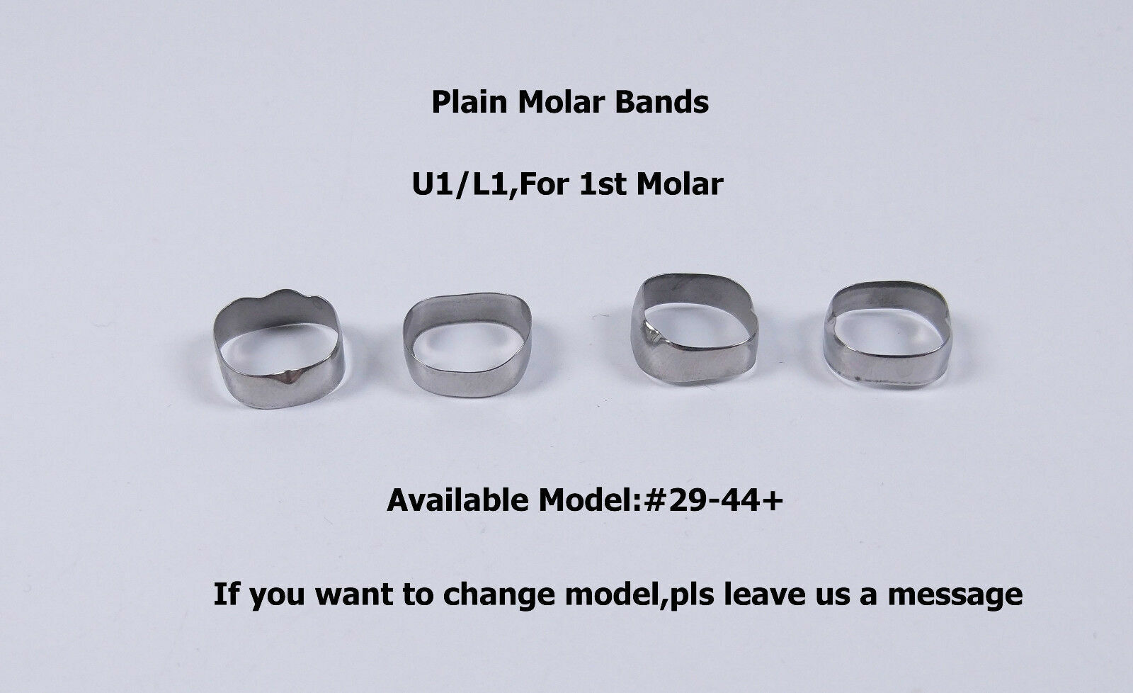 Dental Orthodontic 1st Plain Molar Bands #29-44+ Buccal Tubes Cleats Roth 022