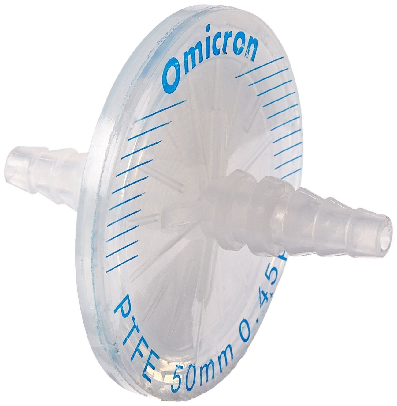 OMICRON® PTFE(Hydrophobic) Air Vent Filter, 60psi Max,50mm,0.45um, Sterile 10/Pk