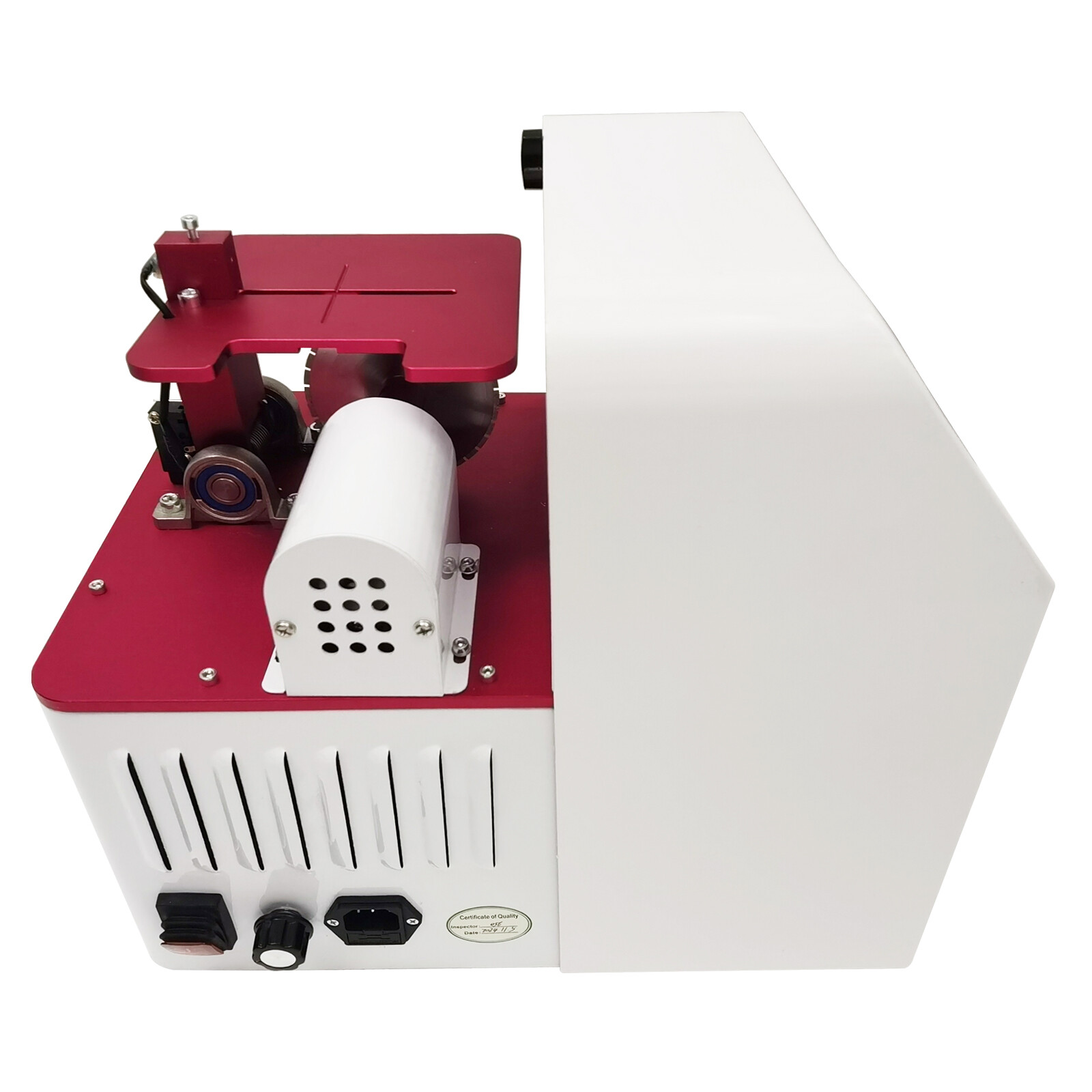 Lab Electric Gypsum Cutting Machine with Dust Removal Function Down-cutting 110V