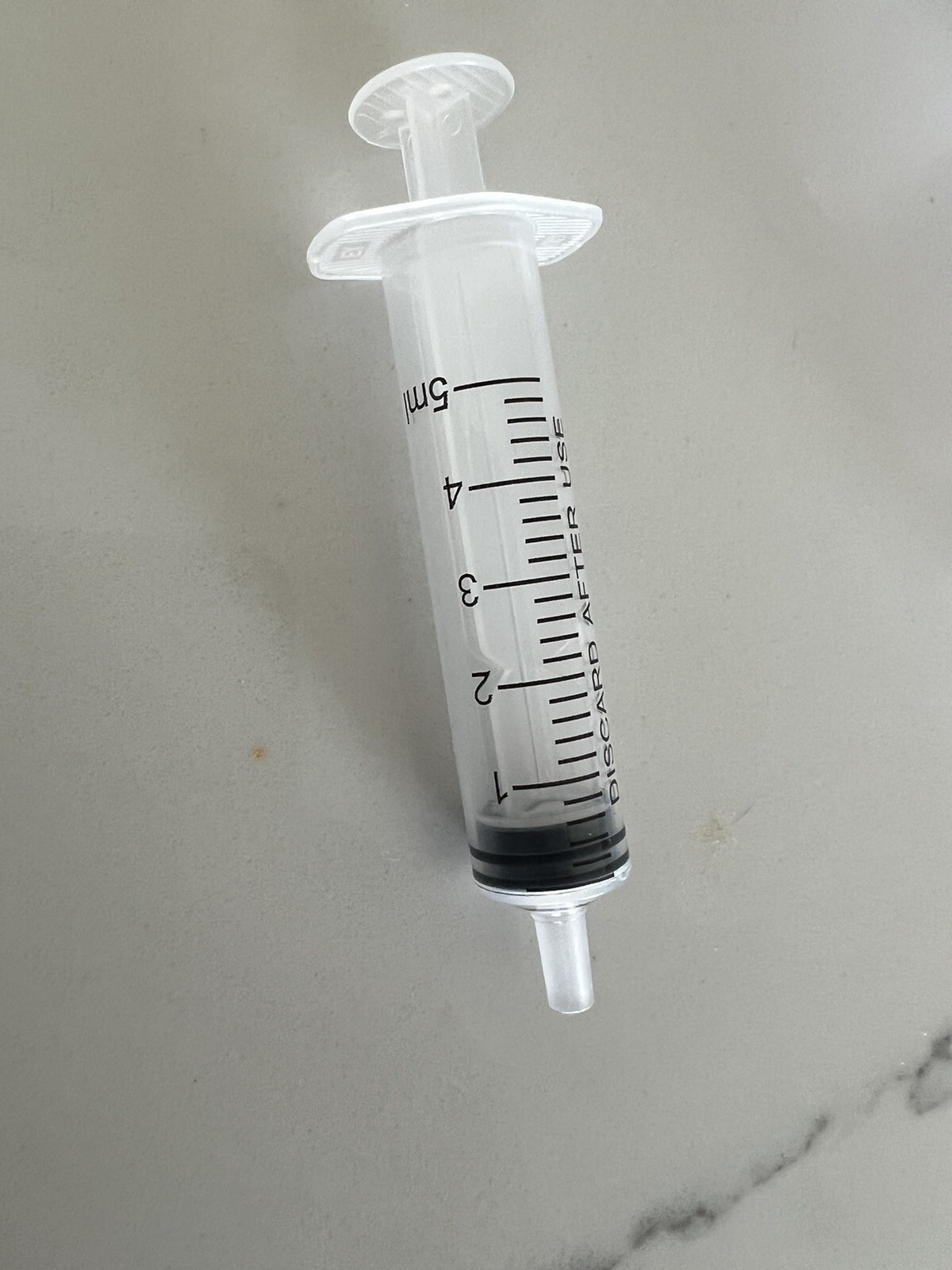 40x 5mL Disposable Plastic Nutrient Luer Slip Tip Syringe Liquid Lab Graduated
