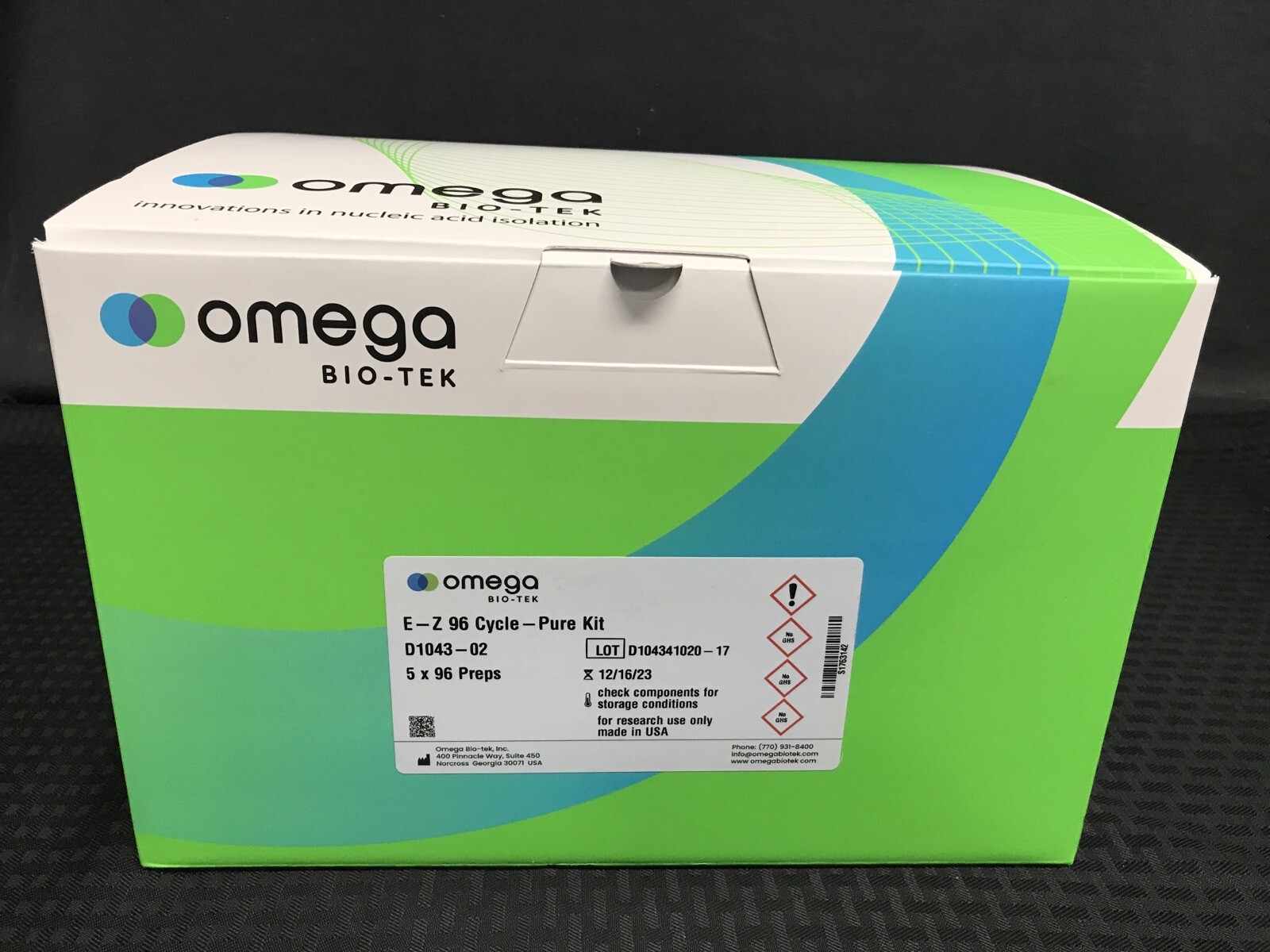 OMEGA Bio-Tek E-Z 96 Cycle Pure Buffer Kit – Custom DNA Kit D1043-02
