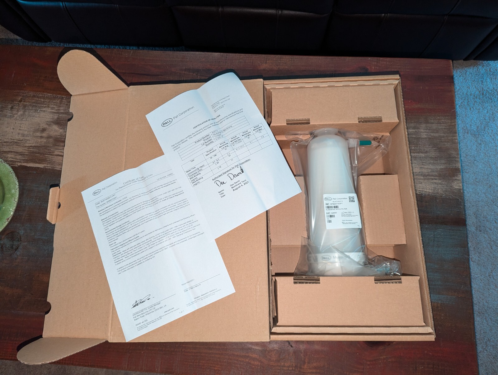 PALL Kleenpak Nova Filter Capsule w/ Mustang Q Membrane NP8MSTGQP1