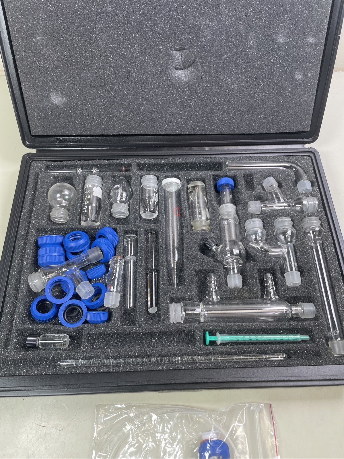 USED Kontes Microflex Williamson K-746000-0000 Chemistry Kit 18pc Glass + More 5