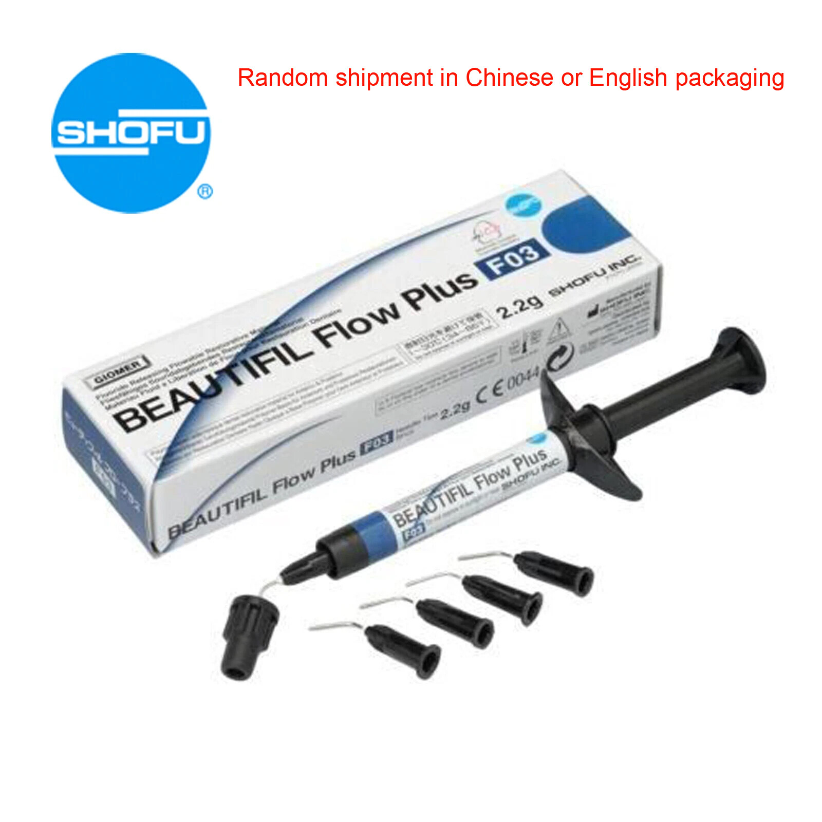 Shofu Dental 2015 Beautifil Flow Plus F03 Low Flow Composite Syringe A2 2.2 Gm