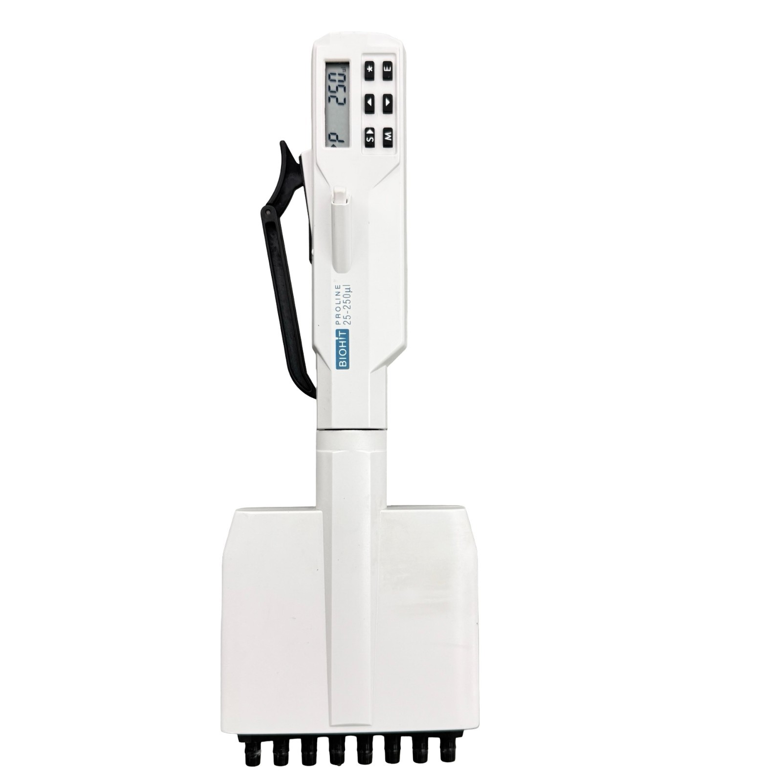 Biohit Proline 25-250µL Electronic 8-Channel Pipette New Battery Used