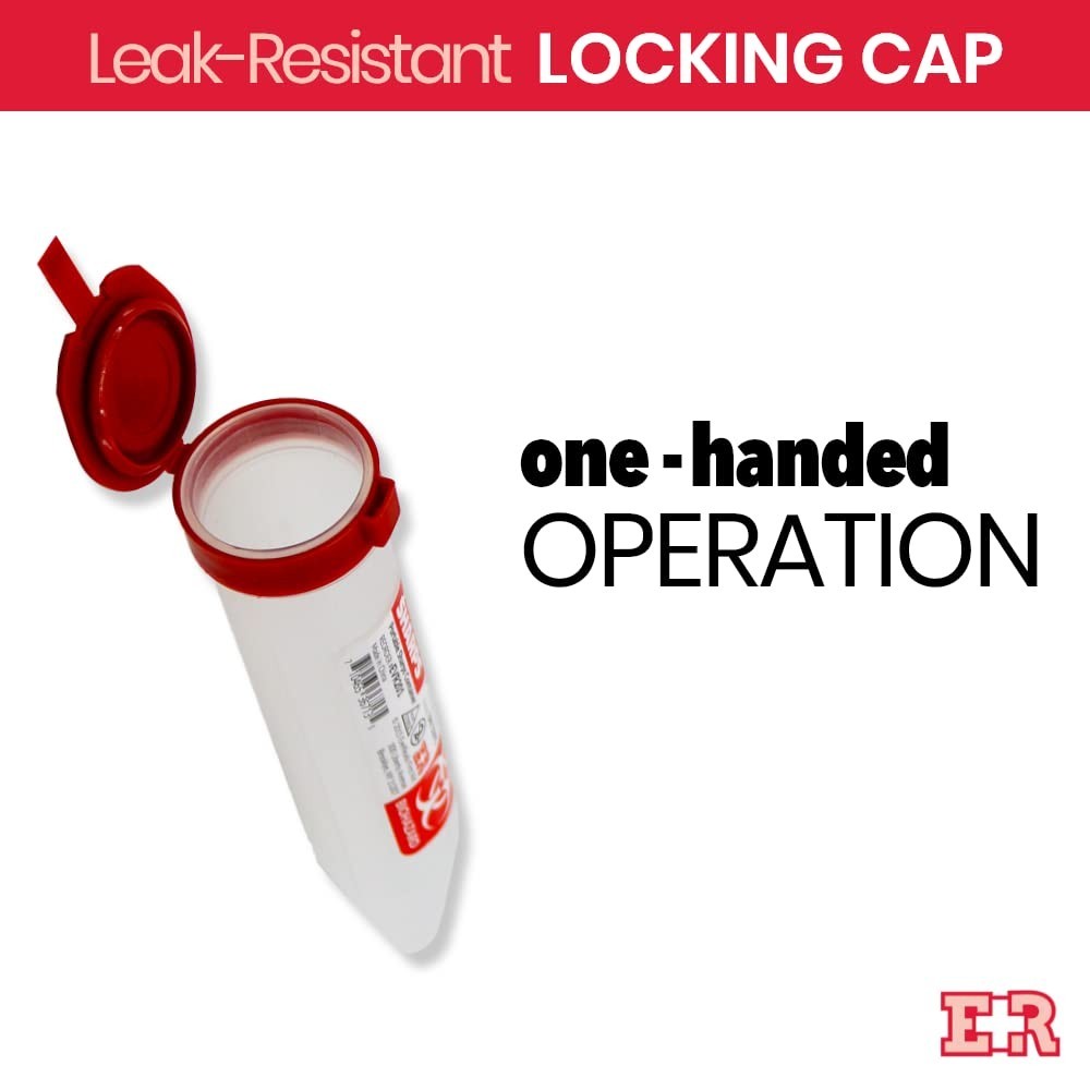 Portable 6 Count Sharps Container with Locking Lid – Essential for Medical Use