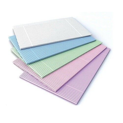 125-5000Pcs Patient Bibs Dental Medical Tattoo Clinical 13″X18″ 2 Plus 1 Poly