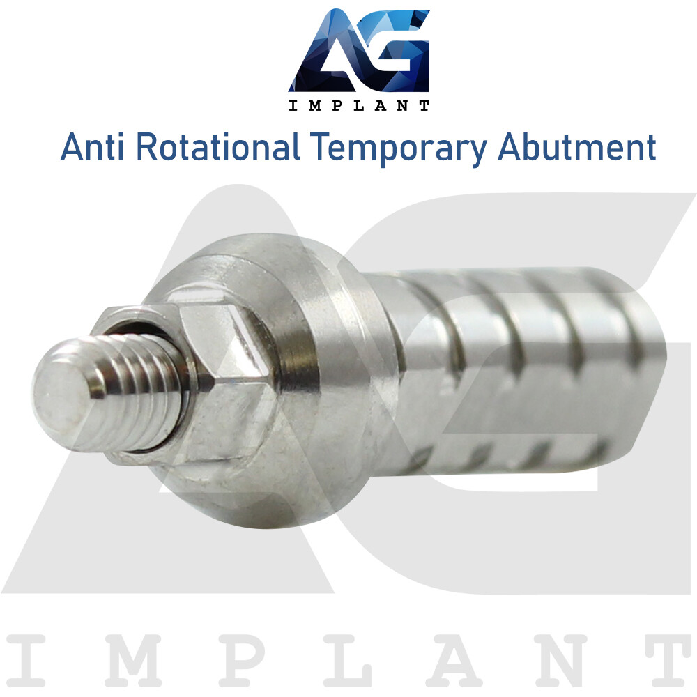 5 Anti Rotational Temporary Prosthetic Titanium For Int Hexagon 2.42mm