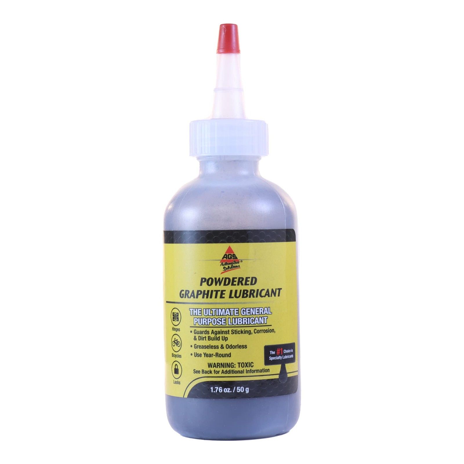 AGS Company MR. ZIP Extra Fine Dry Graphite Lubricants Bottle 1.76oz., Advanc…