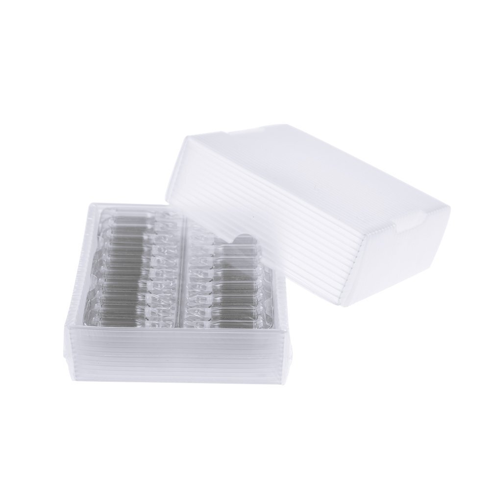 1000Pcs 250uL Clear Glass Micro Inserts+Plastic Spring for for 2mL 9-425 Vials