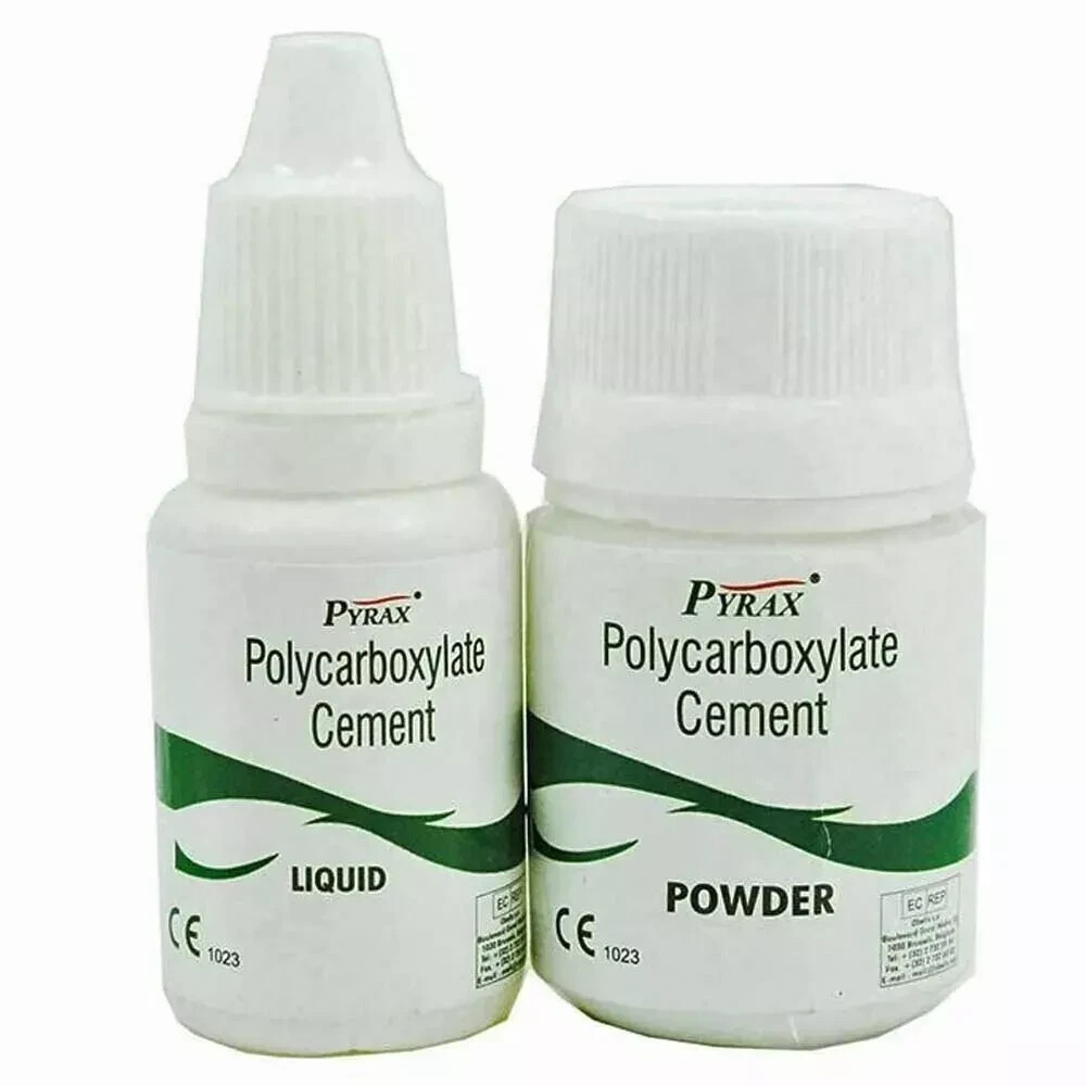 Pyrax Polycarboxylate Cement Temporary Fillings & Fillings of Deciduous Teeth
