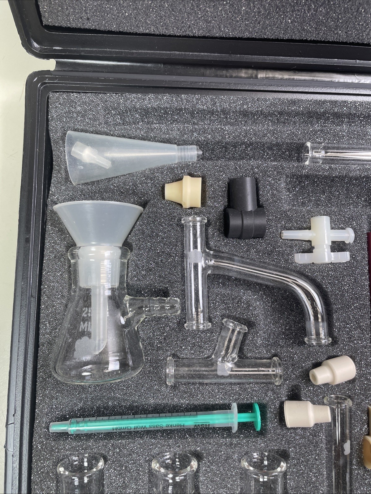 USED Kontes Microflex Williamson K-748000-0000 Chemistry Kit 16pc Glass + More 6