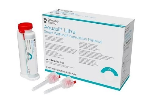 DENTSPLY AQUASIL ULTRA LV REGULAR SET VPS IMPRESSION 4 x Cartridge