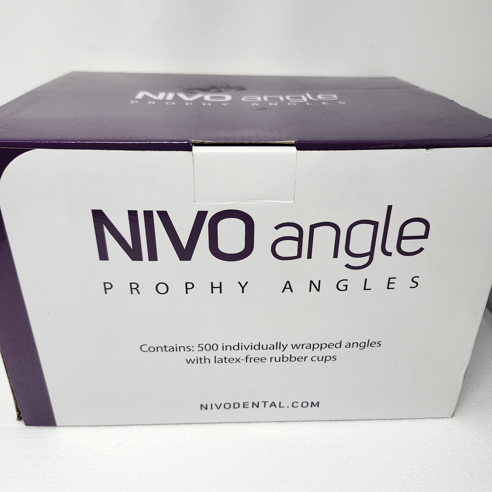 500 Nivo Disposable Prophy Angles White Soft Latex Free Individually Wrapped
